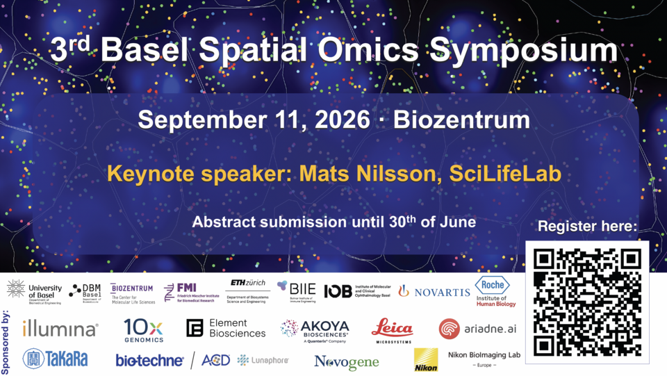 Registration is open - Basel Spatial Omics Symposium
